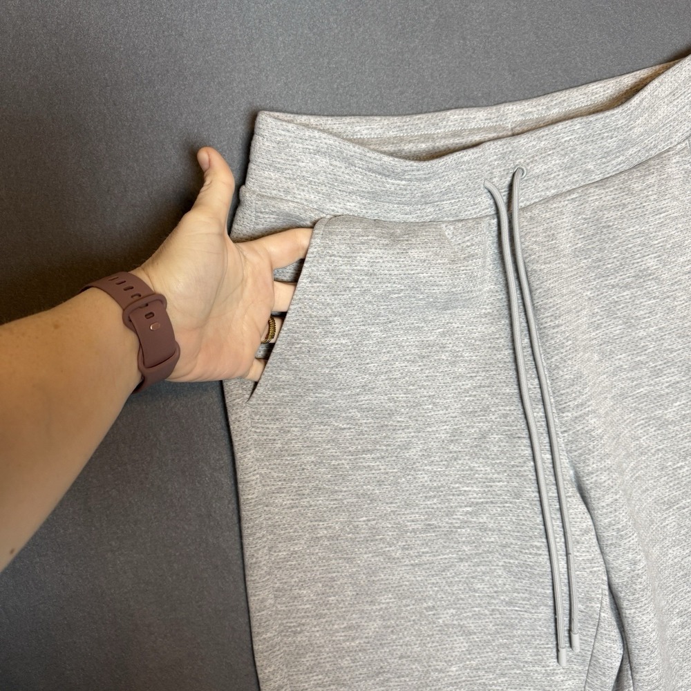 T by Talbots Gray Sweatpants Side Pockets Drawstring Elastic Waist Women's MP - Picture 5 of 9